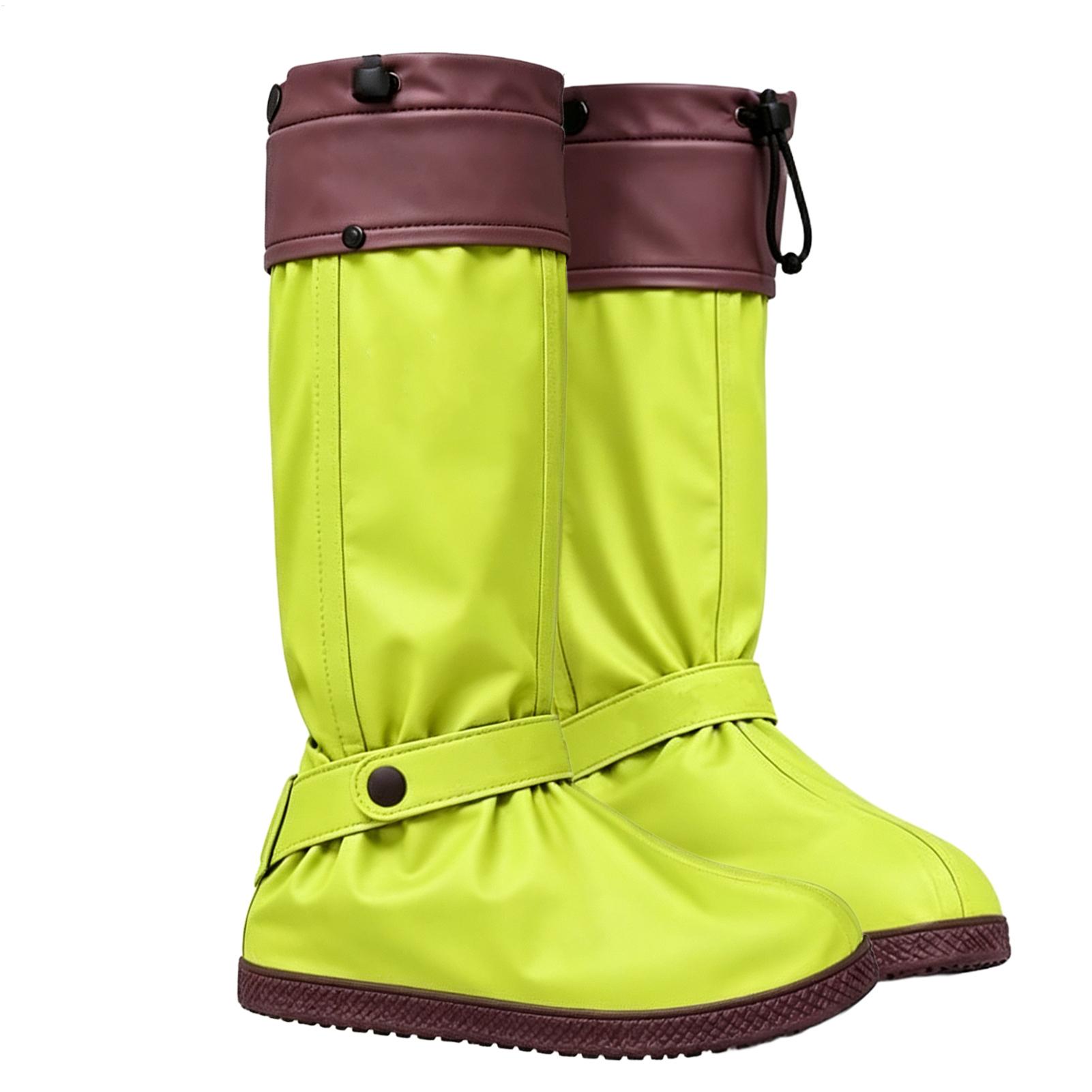 Cycling Commute Shoes - Cubrezapatos impermeables con cremallera, reutilizables, antideslizantes,