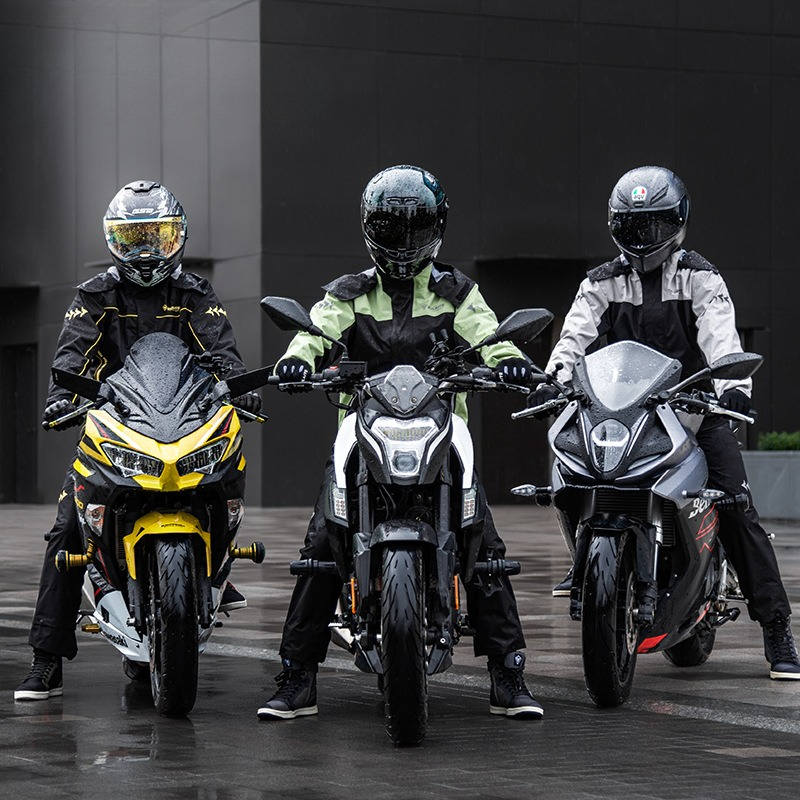 Cycling Commute In Rain - Traje Impermeable para Motocicleta Oxford, Conjunto