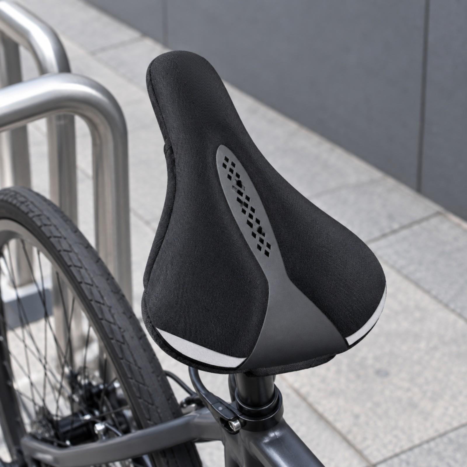 Cycling Commute In Rain - Funda protectora para sillín de bicicleta