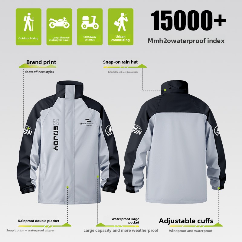 Traje de Lluvia para Motocicle - Cycling Commute In Rain reseña y precio